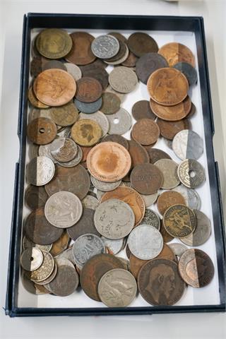 1 Kiste mit Münzen vor 1945