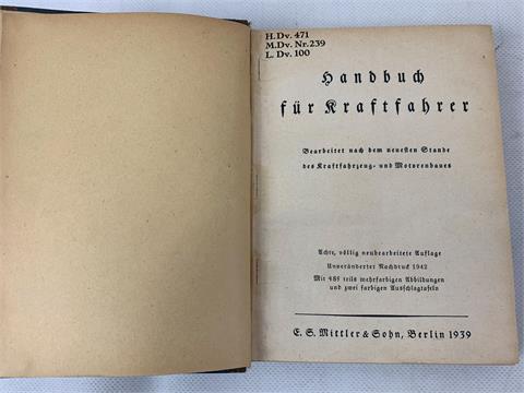 1 Handbuch für Kraftfahrer 1939