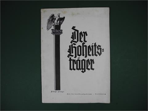 1 Heft "Der Hoheitsträger, Folge 3 / 1941"