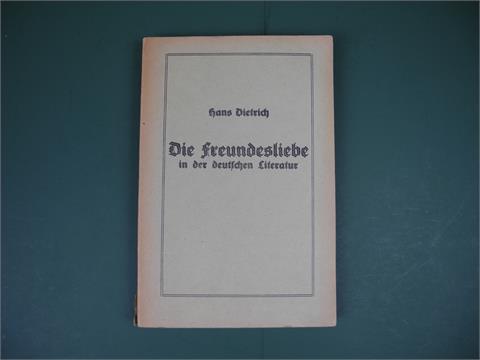 1 Buch "Die Freundesliebe in der deutschen Literatur"