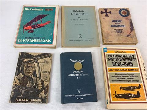 6 Bücher/Hefte Luftwaffe