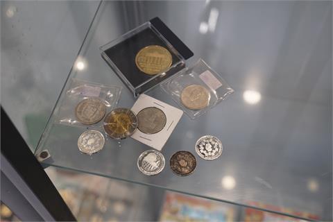 1 Posten Münzen, z.T. Silber