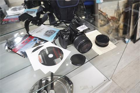 1 Canon EOS 400D mit Zubehör