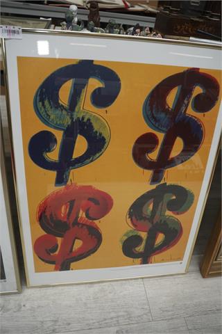 1 Grafik - Andy Warhol (1928 - 1987)- Dollar