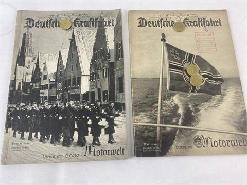 2 Hefte "Deutsche Kraftfahrt"