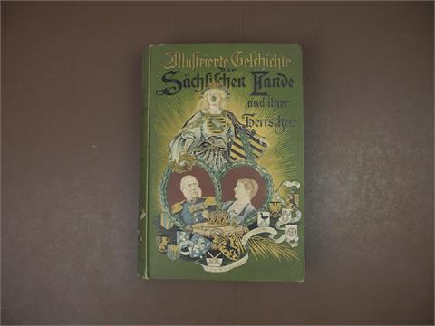 1 Buch "Illustrierte Geschichte der sächsischen Lande...."