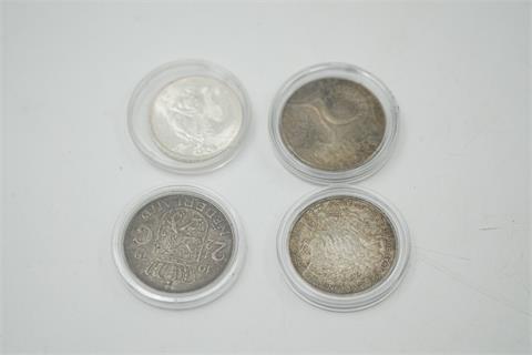 4 Silbermünzen