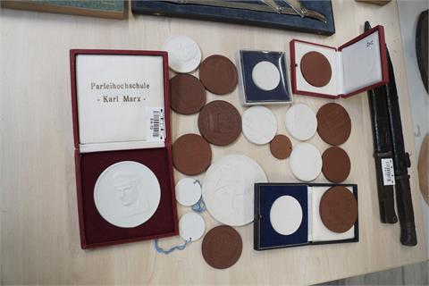 1 Posten Medaillen "Meissen"
