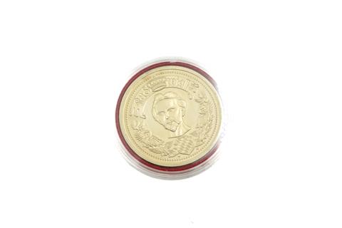 1 Medaille Feinsilber 999, 150. Geburtstag Ludwig II. König von Bayern
