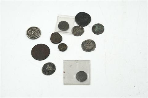 1 Posten Antike Münzen z.T. Silber