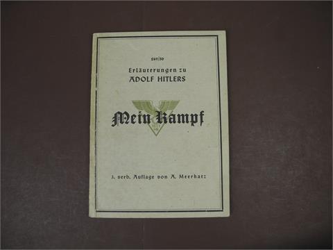 1 Heft "Erläuterungen zu Hitlers mein Kampf"