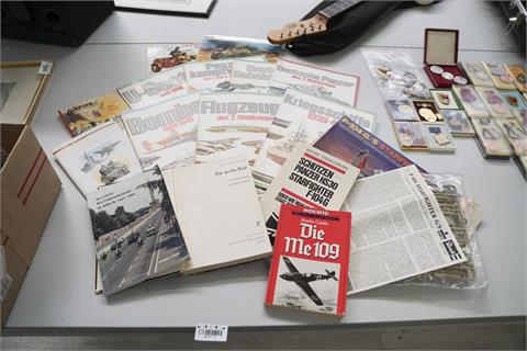1 Posten Bücher/ Magazine Militär: Fahrzeuge, Schiffe, Flugzeuge