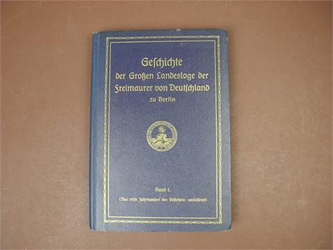 1 Buch "....... Landesloge der Freimaurer"
