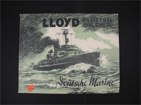 1 Sammelmappe "Lloyd Flotten Bilder, Deutsche Marine"