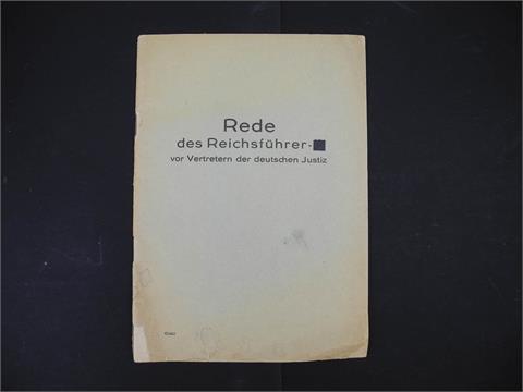 1 Heft "Rede des Reichsführer-SS"