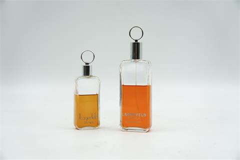 2 Flaschen Parfum "Lagerfeld"