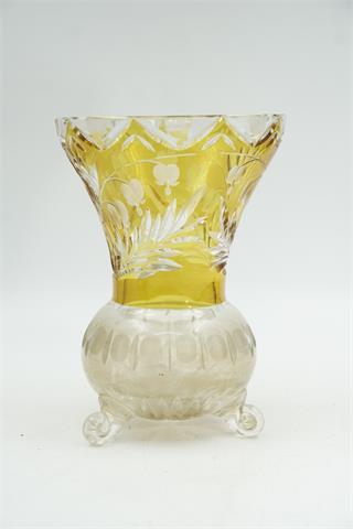1 Bunte Kristall Vase